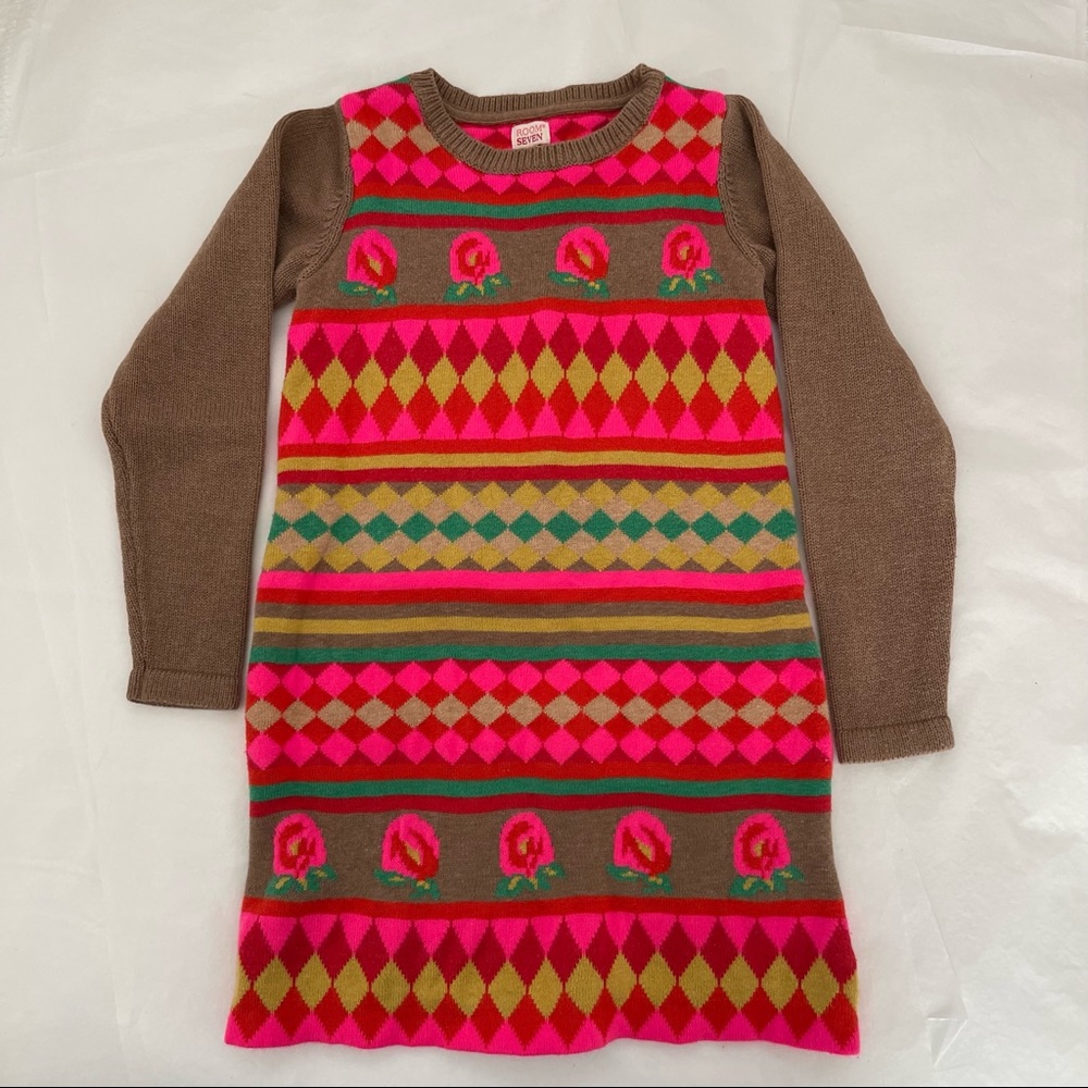 Room Seven Girls Size 7 Sweater Dress
